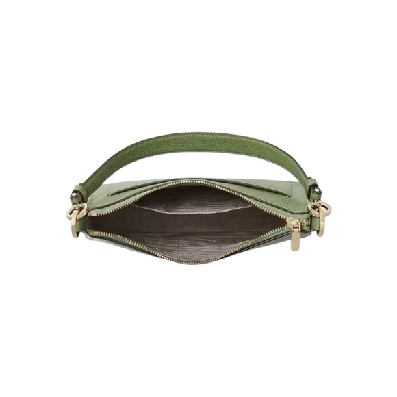 Kate Spade Sage Green Pebbled Leather Medium Shoulder Bag - Picture 3 of 7